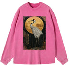 japanese vintage kanji washed long sleeve t-shirt