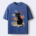 Kyoto Lion washed t-shirt for daily wear