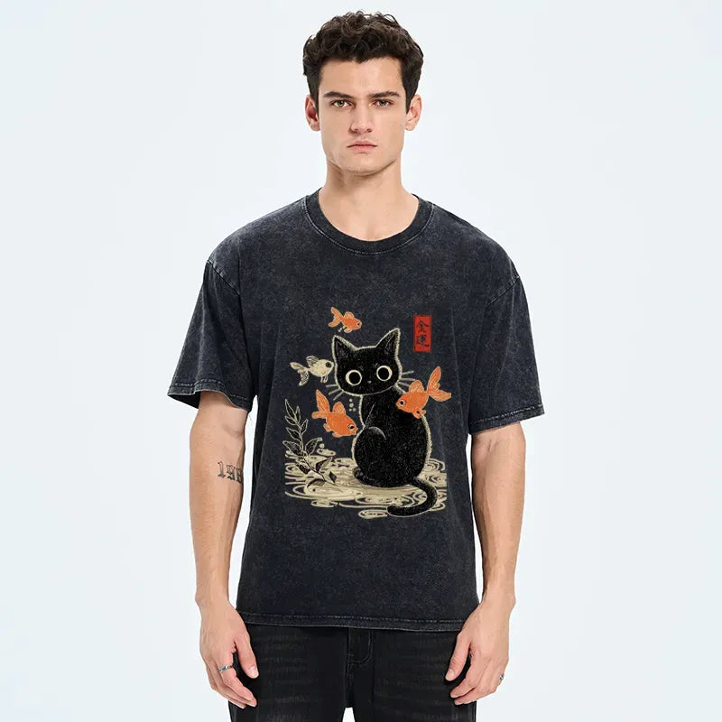 vintage style prosperity lion tee for summer