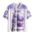 Kyoto-Lion Lavender Butterfly Dream Mesh Jersey