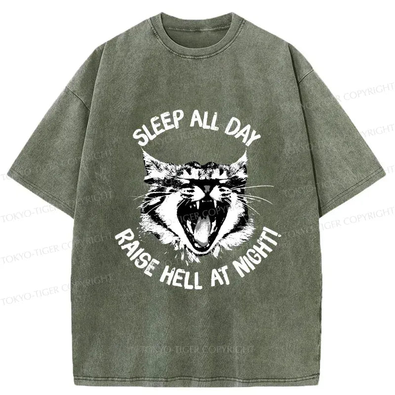 Cat wreaking havoc t-shirt on sale