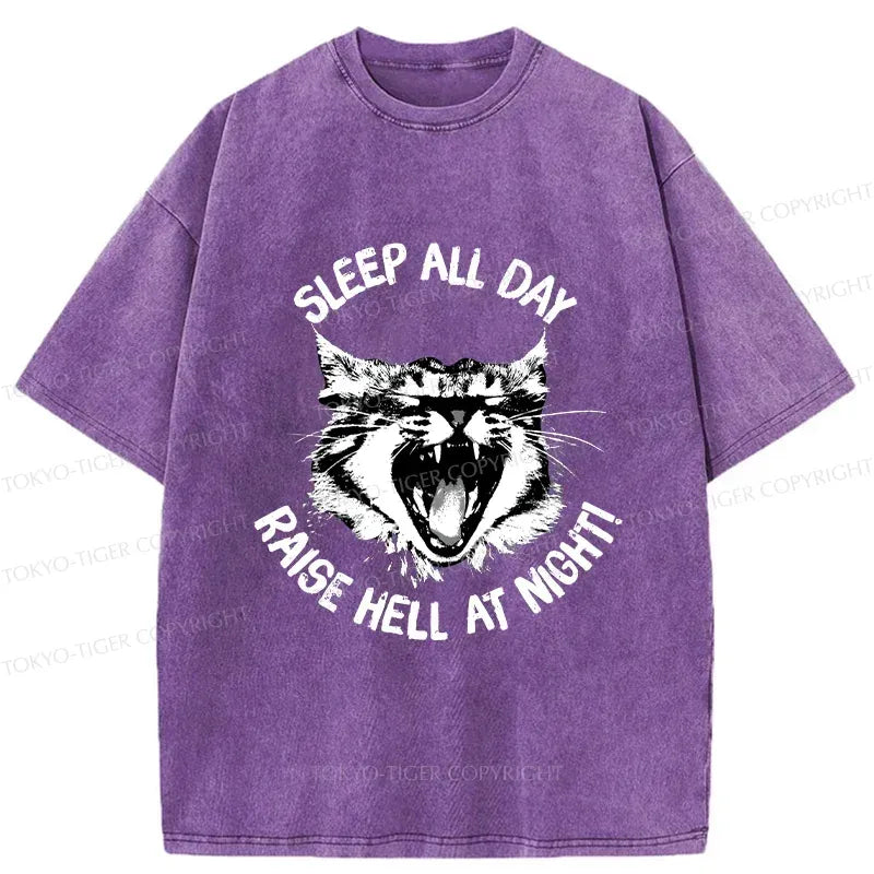 Cat wreaking havoc t-shirt on sale