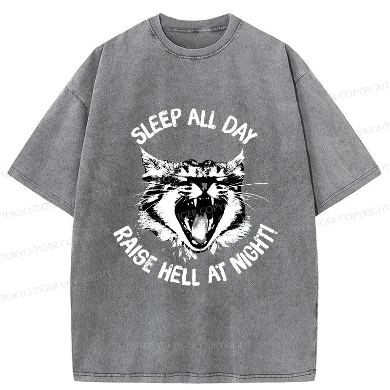 Cat wreaking havoc t-shirt on sale