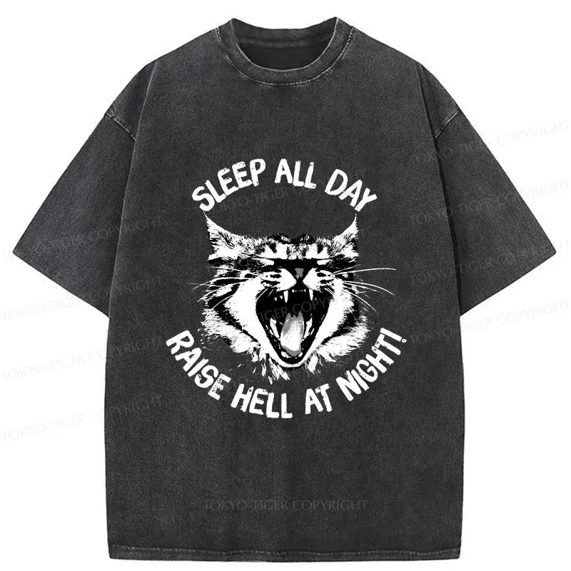 Cat wreaking havoc t-shirt on sale