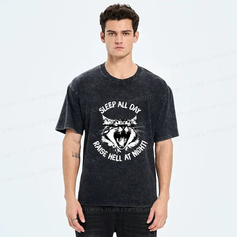 Cat wreaking havoc t-shirt on sale