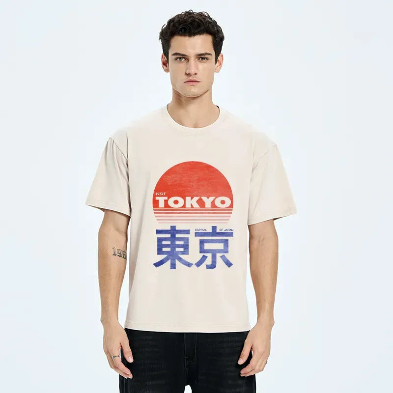 Kyoto-Lion City Of The Rising Sun Washed T-Shirt