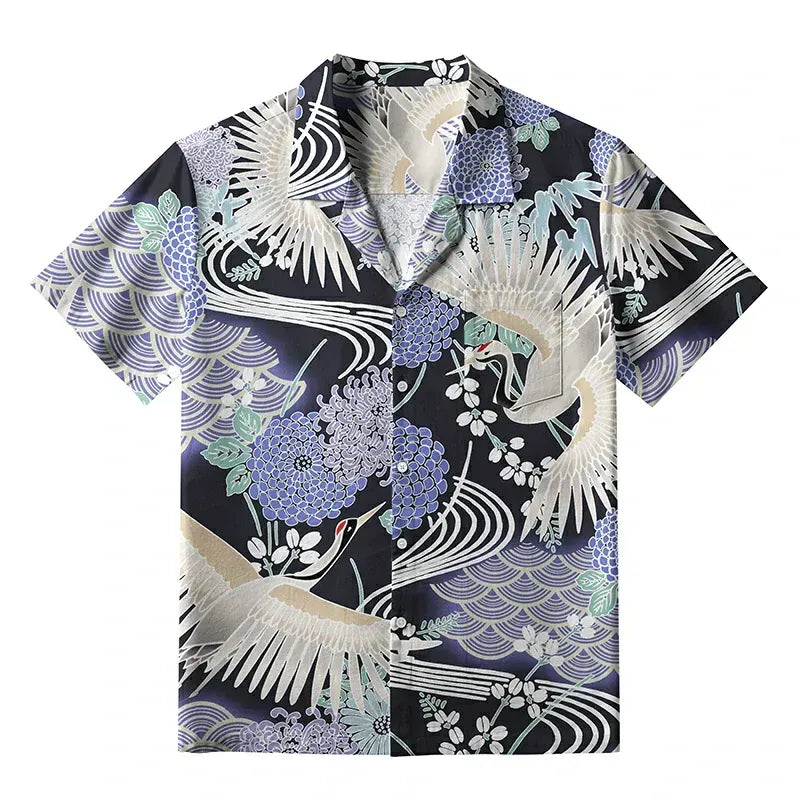 Best Seller Japanese Floral Shirt for Men