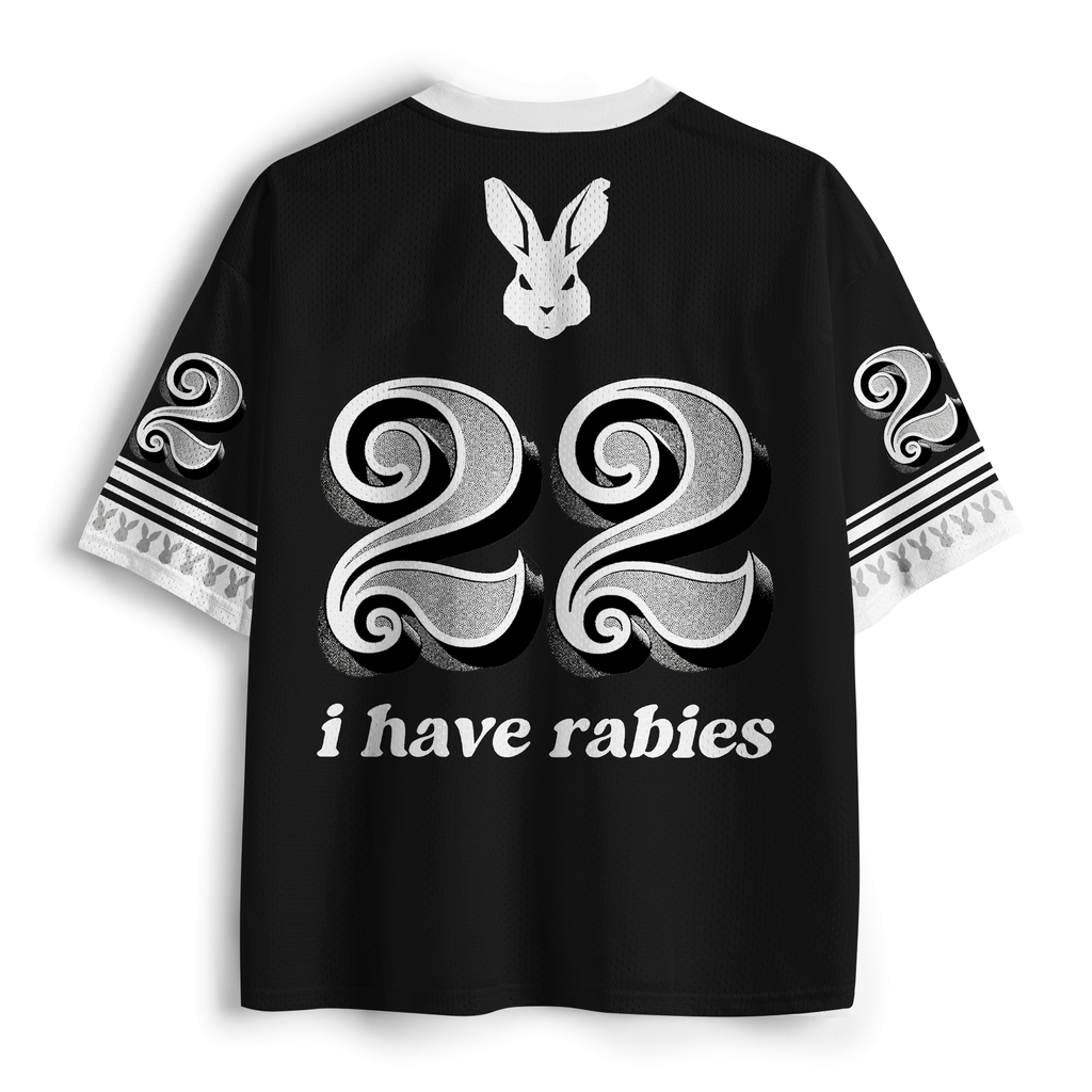 Kyoto-Lion I Have Rabies Screaming Rabbit Mesh Jersey