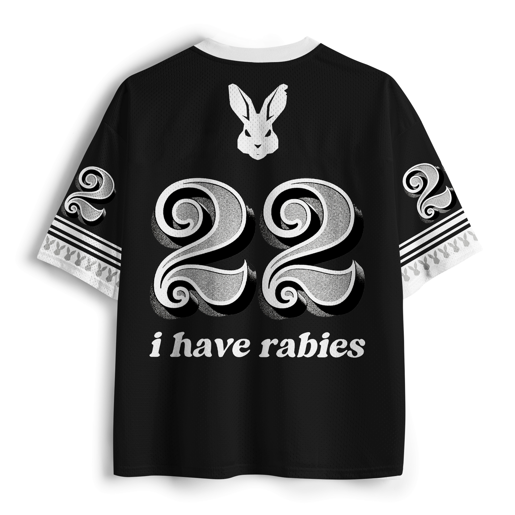 Kyoto-Lion I Have Rabies Screaming Rabbit Mesh Jersey