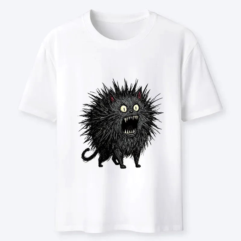 Japanese cat t-shirt for daily wear