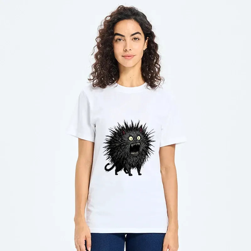 Japanese cat t-shirt for daily wear