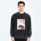 Cute Cats Sakura Sweatshirt Free Shipping