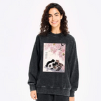 Kyoto-Lion Washed Sweatshirt On Sale
