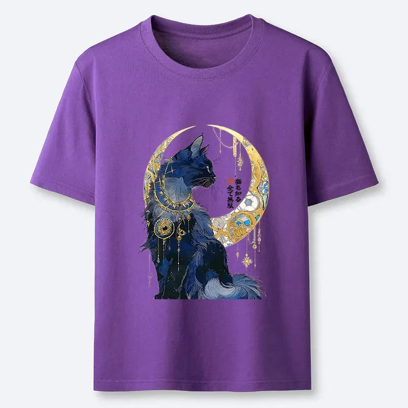 Japanese cat classic t-shirt for daily wear