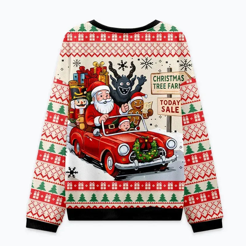 Japanese Ugly Christmas Sweatshirt for Holiday Party