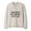 Kyoto-Lion Self-diagnosed Illness Funny Washed Terry Sweatshirt