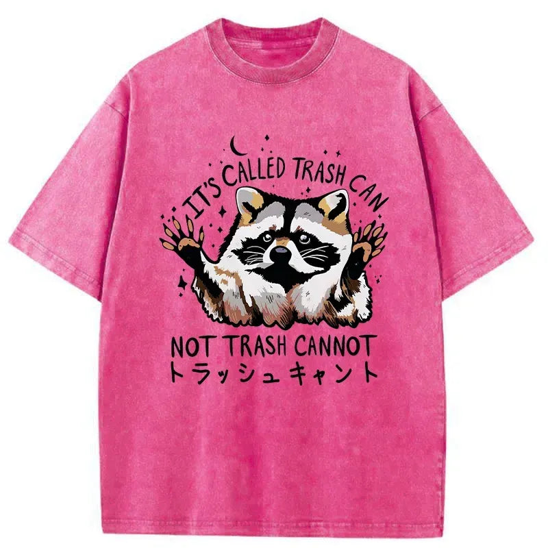 best seller cute raccoon washed t-shirt