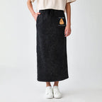 Kyoto-Lion Slow Task Capybara Meme Washed Terry Skirt