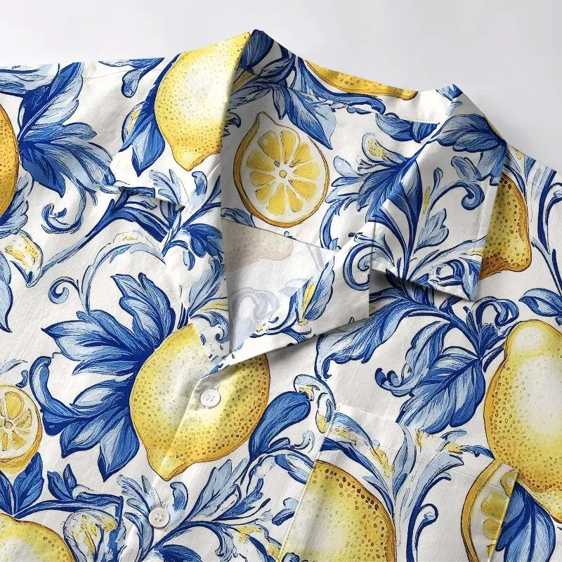 Kyoto Lion Hawaiian Shirt for Vacation