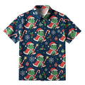 Japanese Frog Button-up Shirt Gift for Him