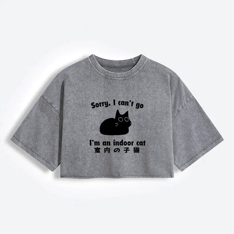 Washed Crop T-Shirt for Everyday Wear