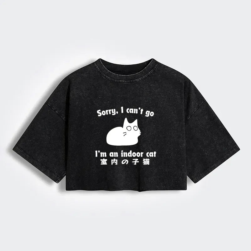 Washed Crop T-Shirt for Everyday Wear