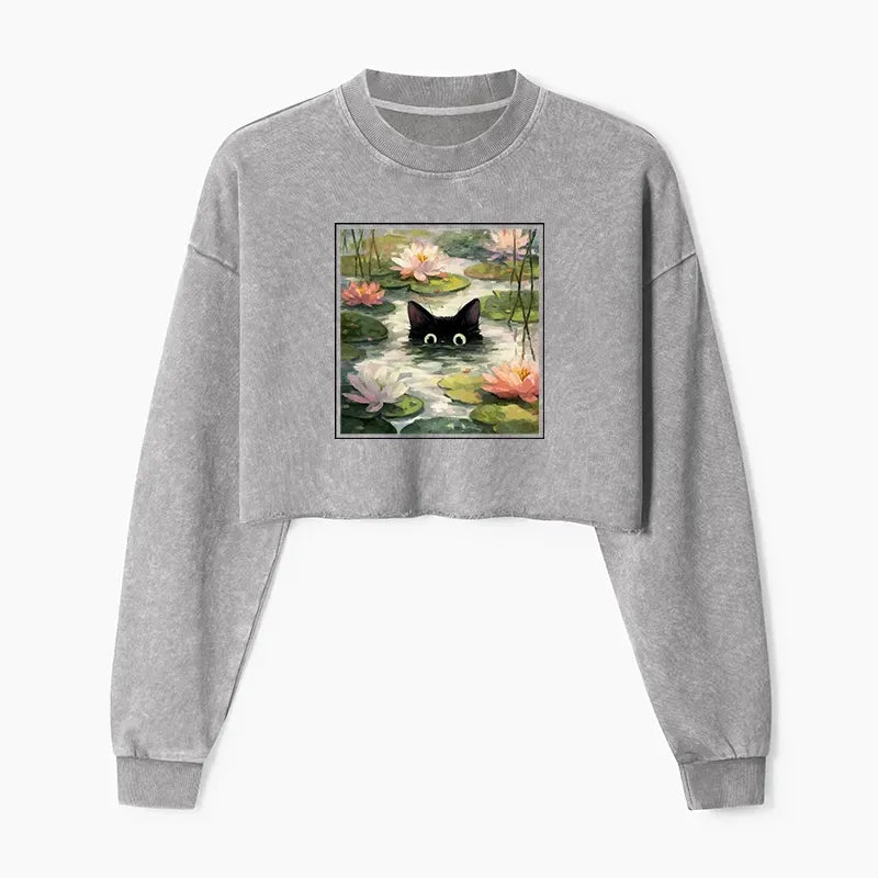 Kyoto Japan Style Crop Sweatshirt Gift Idea