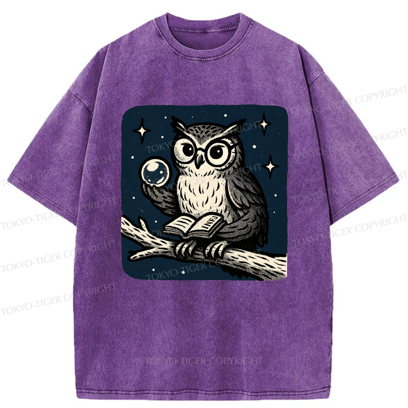 Kyoto-Lion INFJ Owl Washed T-Shirt