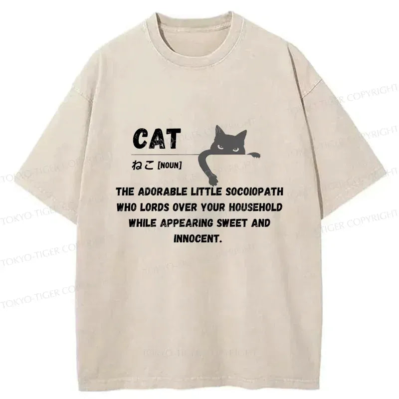 Unisex Cat T-Shirt with Japanese Art