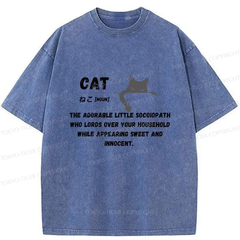 Unisex Cat T-Shirt with Japanese Art