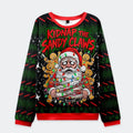 funny santa tangled sweatshirt gift idea