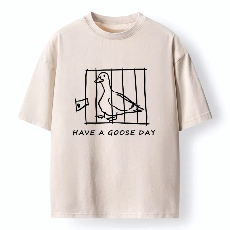 Japanese Washed Cotton T-Shirt for Daily Wear