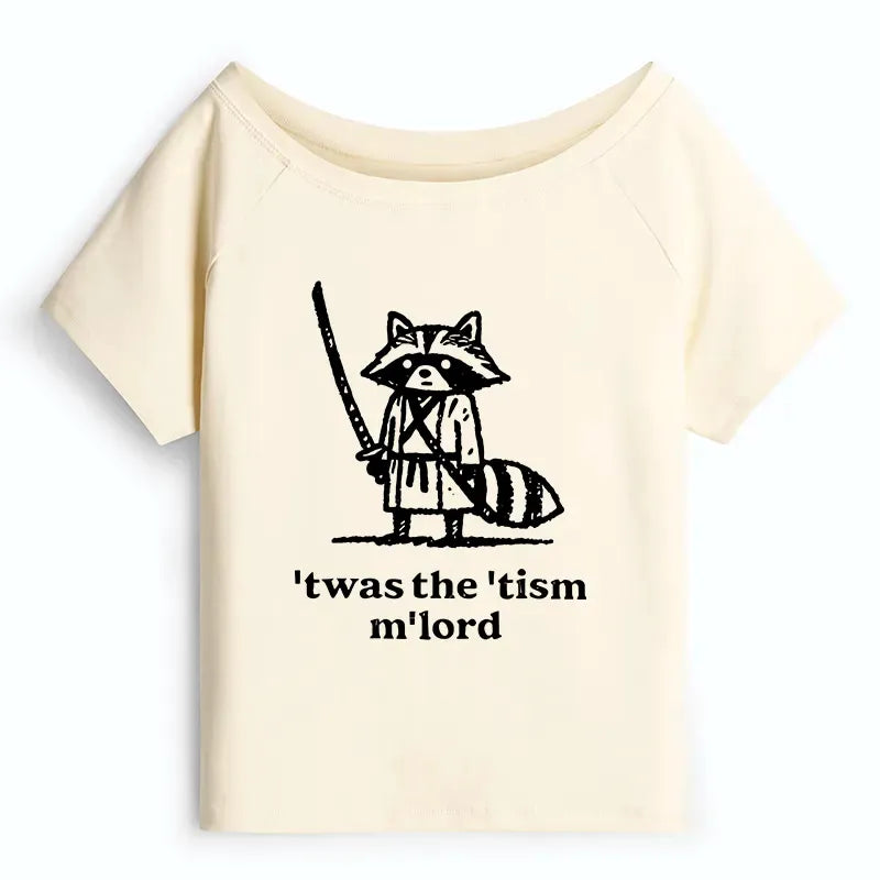 Japanese Raccoon Samurai Streetwear Tee