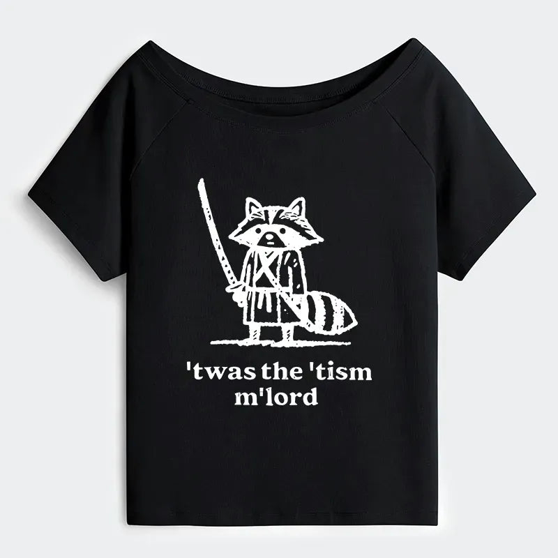 Samurai Off Shoulder T-Shirt for Women