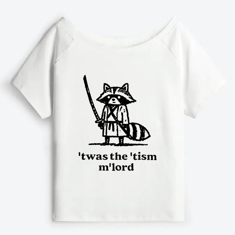 Samurai Off Shoulder T-Shirt for Women