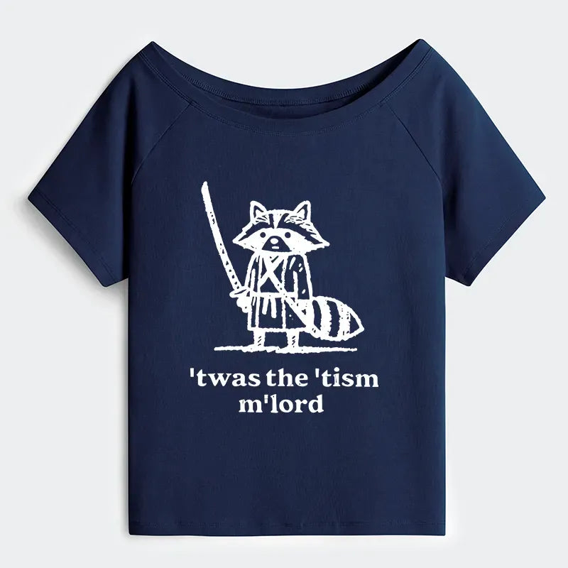 Japanese Raccoon Samurai Streetwear Tee