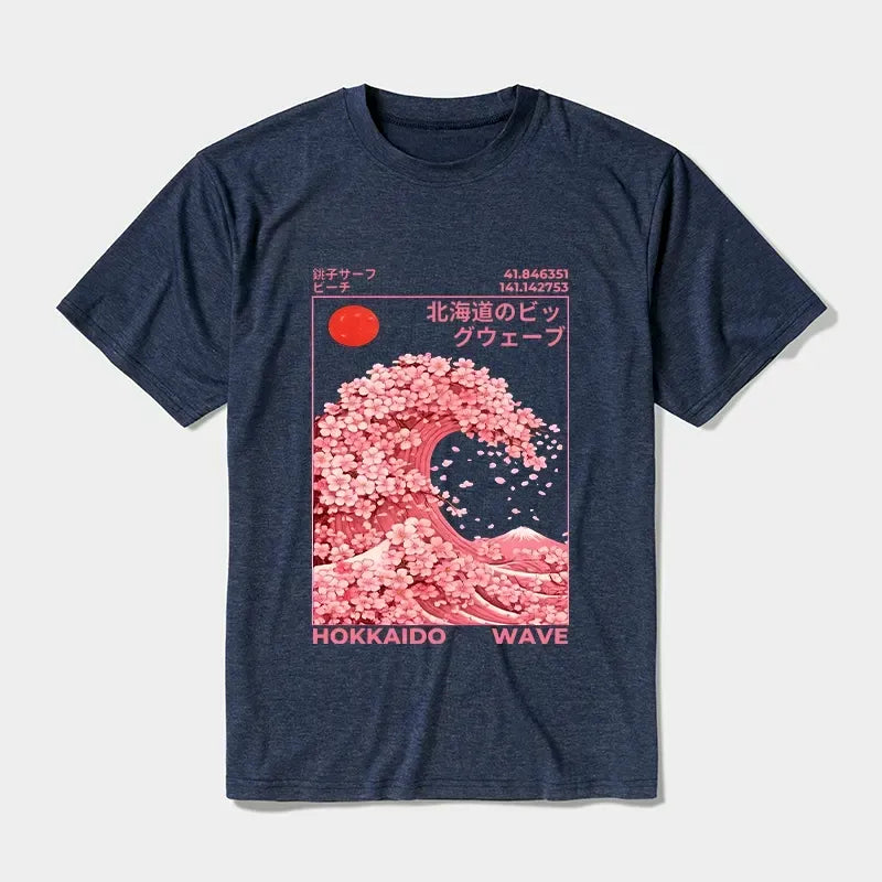 Vintage Kyoto-Lion Cotton Blend T-Shirt Gift Idea