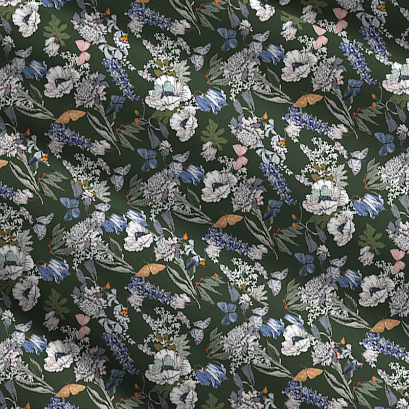Kyoto Garden Blooms Maxi Skirt for Vacation
