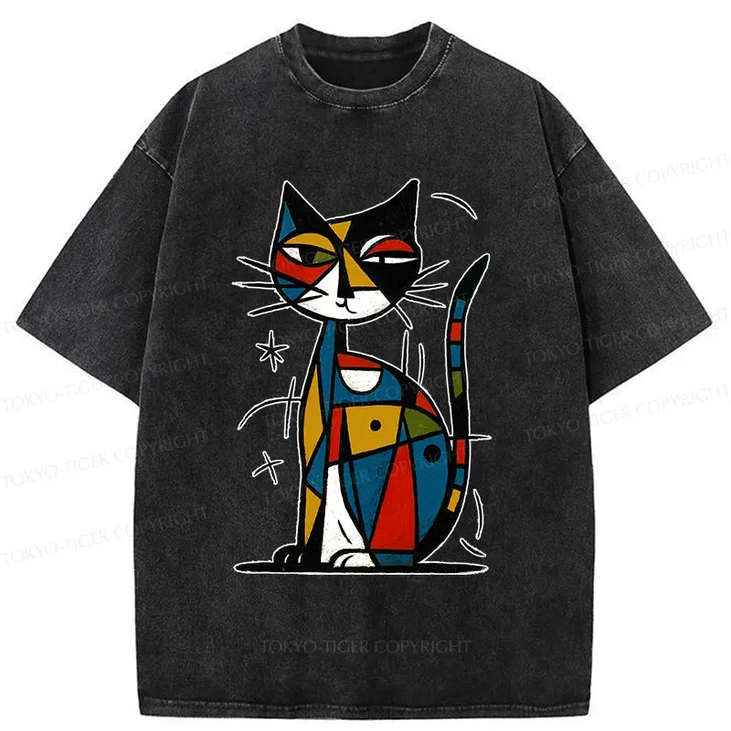 Washed Cotton T-Shirt for Daily Wear