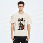 Washed Cotton T-Shirt for Daily Wear