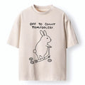 Kyoto Lion Rabbit Washed T-Shirt for Men