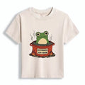 Kyoto-Lion Frog£ºNo Worries£¬Just Chaos Women's Washed T-shirt