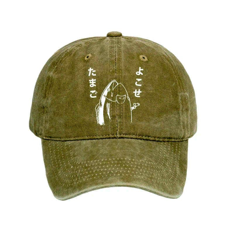 Comfortable Japanese fish cap for gift