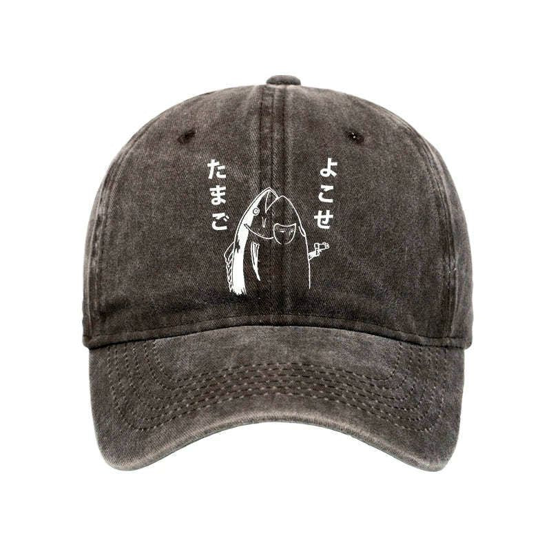 Vintage style adjustable cotton cap