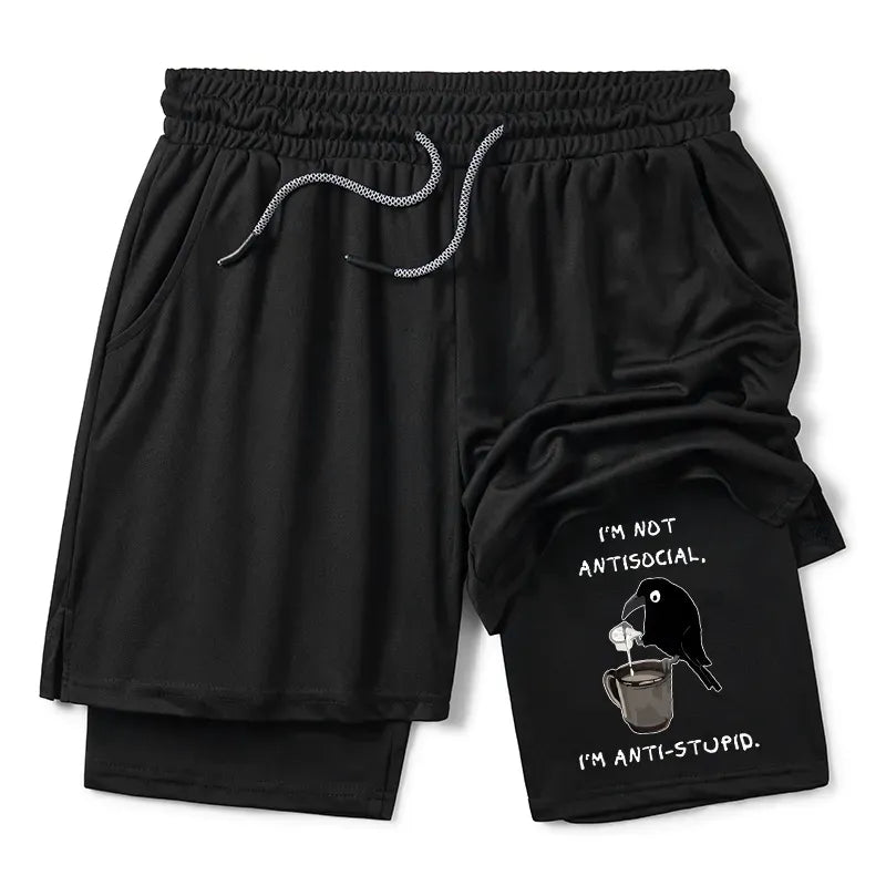 calm coffee alone shorts for daily wear