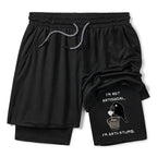 calm coffee alone shorts for daily wear