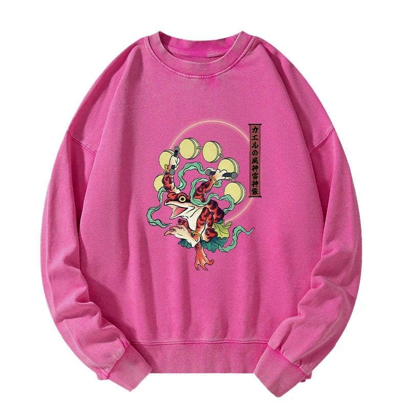 vintage japanese monster sweatshirt streetwear