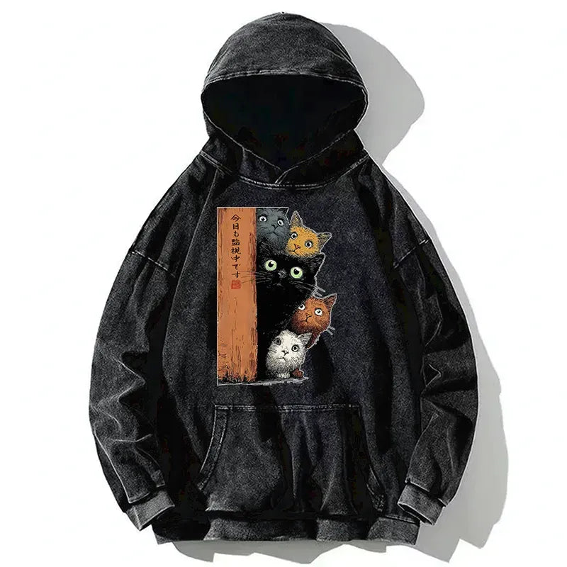 Kyoto Lion Cat Hoodie for Daily Wear Free Shipping