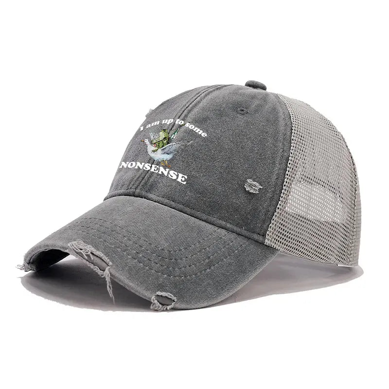 Japanese Washed Trucker Cap for Summer