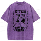 Kyoto-Lion Friday Night Boxing Washed T-Shirt